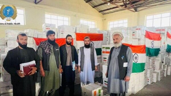 هند بیش از 16 تُن دارو و تجهیزات پزشکی به افغانستان کمک کرد - اسپوتنیک افغانستان  