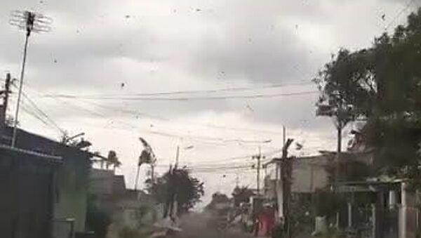 گردباد ویرانگر در مالانگ اندونزی - اسپوتنیک افغانستان  