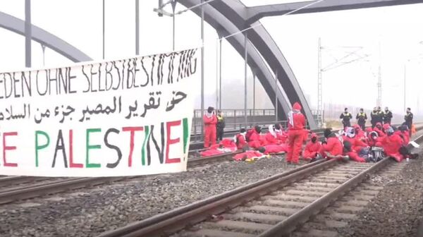 راهپیمایی ضد اسرائیلی در بندر هامبورگ - اسپوتنیک افغانستان  