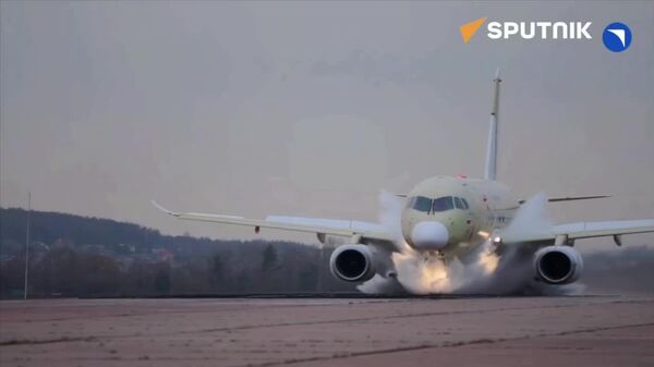 تغییر دهنده بازی روسیه: SJ-100 با طراحی صد در صد داخلی، تحریم‌های غرب را در هم می‌شکند - اسپوتنیک افغانستان  