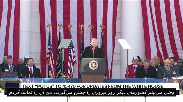 ترامپ گفت رژه روز پیروزی را در روسیه و بریتانیا تماشا کرده و می‌خواهد ایالات متحده نیز چنین جشن بگیرد - اسپوتنیک افغانستان  