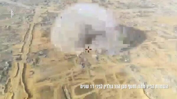 تصاویری از تخریب تونل که در آن جسد افسر اسرائیلی کشف شده بود - اسپوتنیک افغانستان  