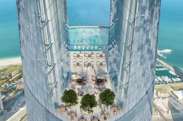 ساخت بلندترین هتل جهان در دبی ساخت بلندترین هتل جهان در دبی - اسپوتنیک افغانستان