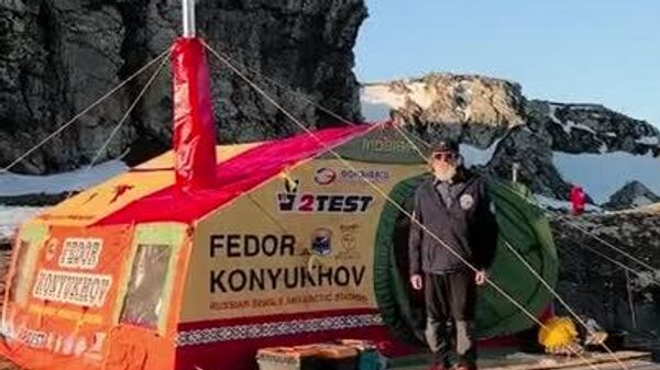 اقامت چهارماهه ماجراجوی روس در ایستگاه قطبی انفرادی در قطب جنوب - اسپوتنیک افغانستان  