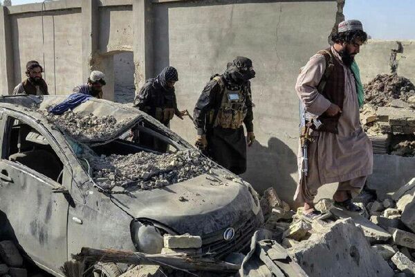 ویرانی‌های برجا مانده از حملات هوایی پاکستان بر ولایت خوست - اسپوتنیک افغانستان  