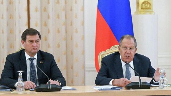 سخنان کلیدی لاوروف در نشست خبری با وزیر خارجه بلاروس - اسپوتنیک افغانستان  