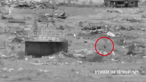 حمله هوایی اسرائیل به تونل زیرزمینی در نوار غزه هنگام خروج تروریست های احتمالی از آن - اسپوتنیک افغانستان  