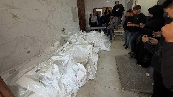 غزه 15 جسد دیگر را از طریق صلیب سرخ تحویل گرفت - اسپوتنیک افغانستان  