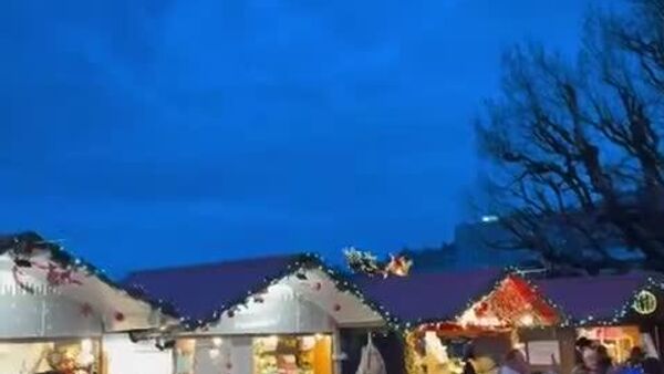 پرواز بابانوئل پرنده بر فراز دریاچه ژنو - اسپوتنیک افغانستان  