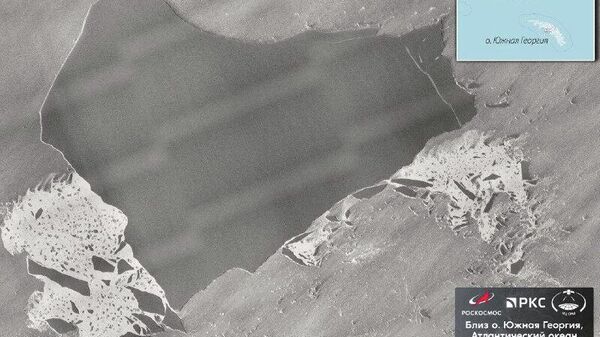 روسکاسموس عکسی فضایی بزرگترین کوه یخ جهان را منتشر کرد - اسپوتنیک افغانستان  