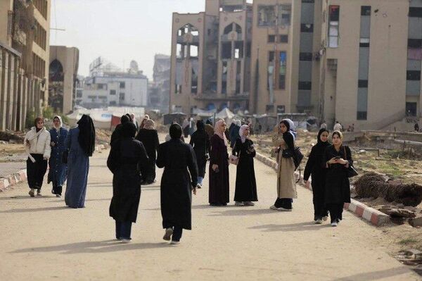 بازگشت دانشجویان به دانشگاه غزه پس از دو سال بازگشت دانشجویان به دانشگاه غزه پس از دو سال - اسپوتنیک افغانستان