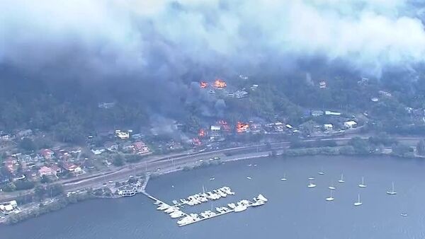 آتش‌سوزی‌های گسترده در نیو ساوت ولز استرالیا؛ ویرانه شدن ده‌ها خانه - اسپوتنیک افغانستان  