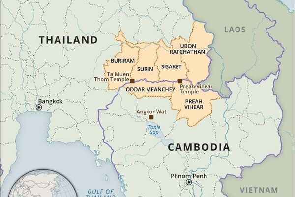 نیروی هوایی تایلند مرکز سامراونگ، کامبوج را بمباران کرد - اسپوتنیک افغانستان  