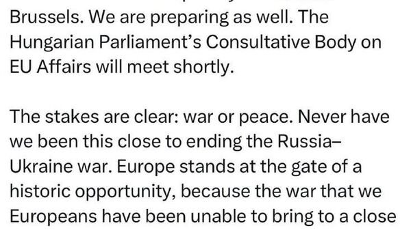 نخست وزیر مجارستان این هفته را برای اوکراین تعیین‌کننده خواند - اسپوتنیک افغانستان  