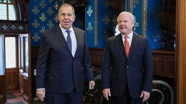 احیای روابط تجاری و سرمایه‌گذاری بین مسکو و واشنگتن؛ محور دیدار لاوروف با اعضای اتاق بازرگانی آمریکا در روسیه - اسپوتنیک افغانستان  