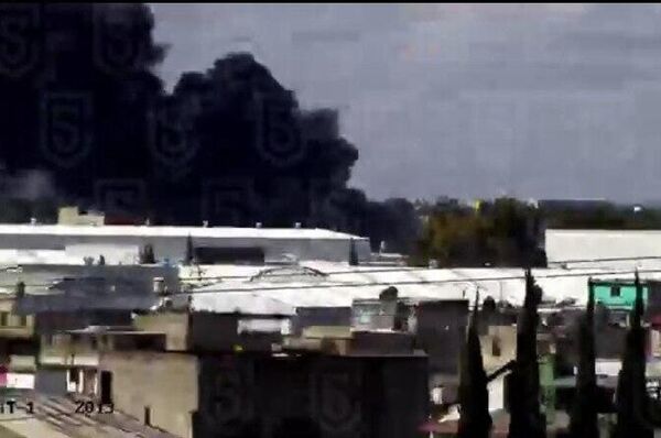 سقوط هواپیمای کوچک در شهر تولوکا مکزیک - اسپوتنیک افغانستان  