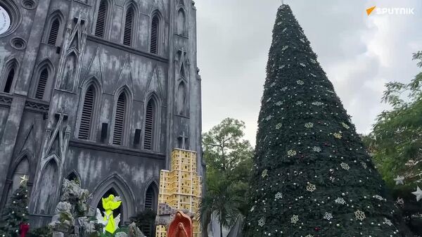 حال و هوای کریسمس و سال نو در هانویِ ویتنام - اسپوتنیک افغانستان  