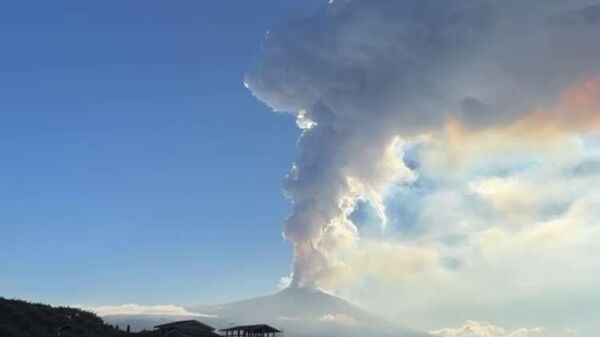 کوه آتشفشانی اتنا بار دیگر فوران کرد - اسپوتنیک افغانستان  