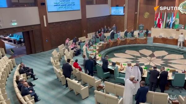 تصاویر اسپوتنیک از جلسات دوجانبه بین نمایندگان دائمی اتحادیه عرب برای بحث در مورد رد تصمیم اسرائیل به رسمیت شناختن سرزمین «سومالی لند» توسط کشورهای عربی - اسپوتنیک افغانستان  