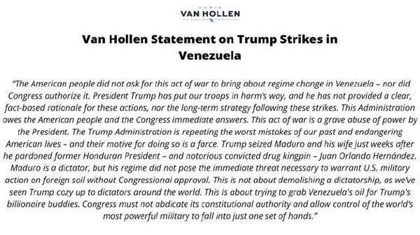 سناتور ون هالن: هدف ترامپ از «دستگیری مادورو»، «چپاول نفت ونزوئلا برای دوستان میلیاردرش» است - اسپوتنیک افغانستان  