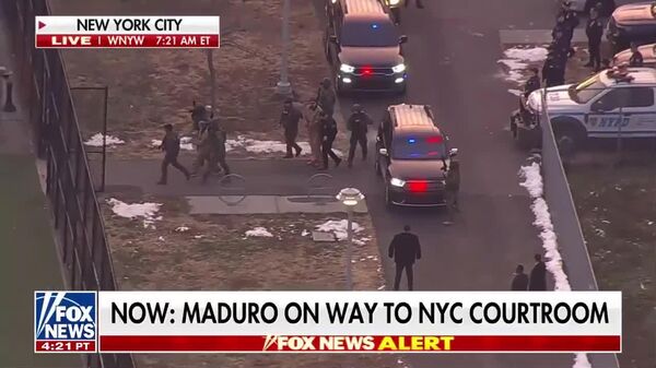 هلیکوپتر حامل مادورو در نزدیکی دادگاهی در نیویورک فرود آمد - اسپوتنیک افغانستان  