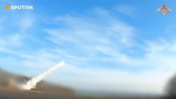 رهگیری موشک‌های هیمارس و بمب‌های هوایی هدایت‌شونده اوکراین در دونتسک جنوبی - اسپوتنیک افغانستان  