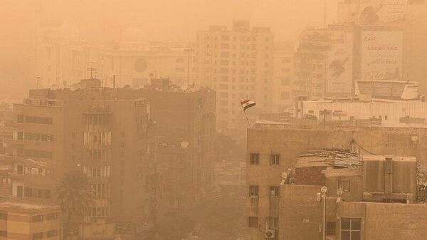 طوفان شدید گرد و غبار، برخی شهر های مصر را درنوردید - اسپوتنیک افغانستان  