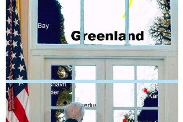 کاخ سفید عکسی از ترامپ را در در حال نگاه کردن به نقشه گرینلند منتشر کرد کاخ سفید عکسی از ترامپ را در در حال نگاه کردن به نقشه گرینلند منتشر کرد - اسپوتنیک افغانستان