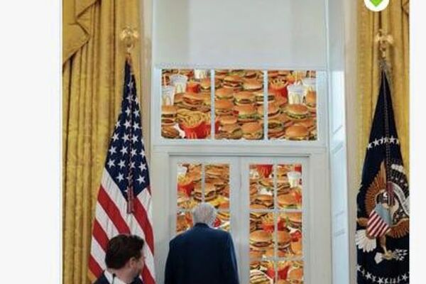 کاخ سفید عکسی از ترامپ را در در حال نگاه کردن به نقشه گرینلند منتشر کرد کاخ سفید عکسی از ترامپ را در در حال نگاه کردن به نقشه گرینلند منتشر کرد - اسپوتنیک افغانستان