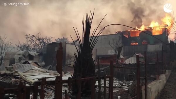 تصاویری از آتش‌سوزی‌های گسترده و مرگبار در شیلی - اسپوتنیک افغانستان  