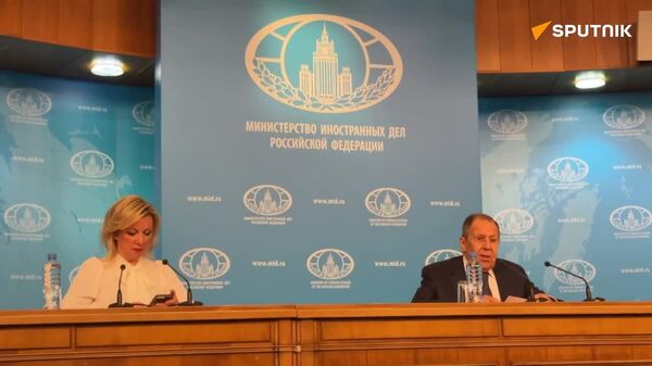 لاوروف کنفرانس خبری خود را آغاز کرد - اسپوتنیک افغانستان  