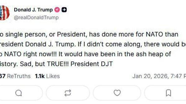 ترامپ اعلام کرد که بدون او، ناتو در حال حاضر در زباله های تاریخ قرار می گرفت - اسپوتنیک افغانستان  
