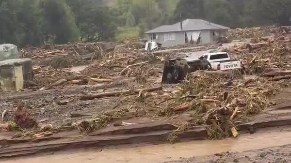 ویرانی گسترده ناشی از رانش زمین در نیوزیلند - اسپوتنیک افغانستان  