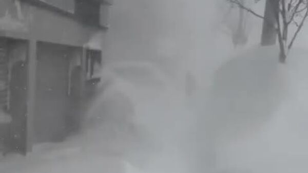 بارش بی‌سابقه برف و کولاک شدید، جزیره هوکایدو در شمال جاپان را درنوردید - اسپوتنیک افغانستان  