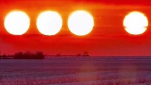 ترسناک، اما زیبا: چهار خورشید بر فراز آلاسکا دیده شد - اسپوتنیک افغانستان  