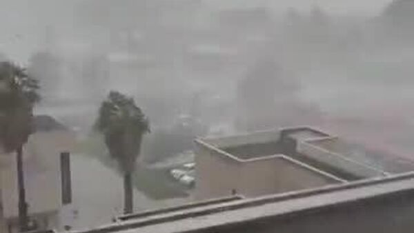 طوفان شدید غرب اسپانیا را درنوردید؛ خسارت گسترده در پلاسنسیا - اسپوتنیک افغانستان  