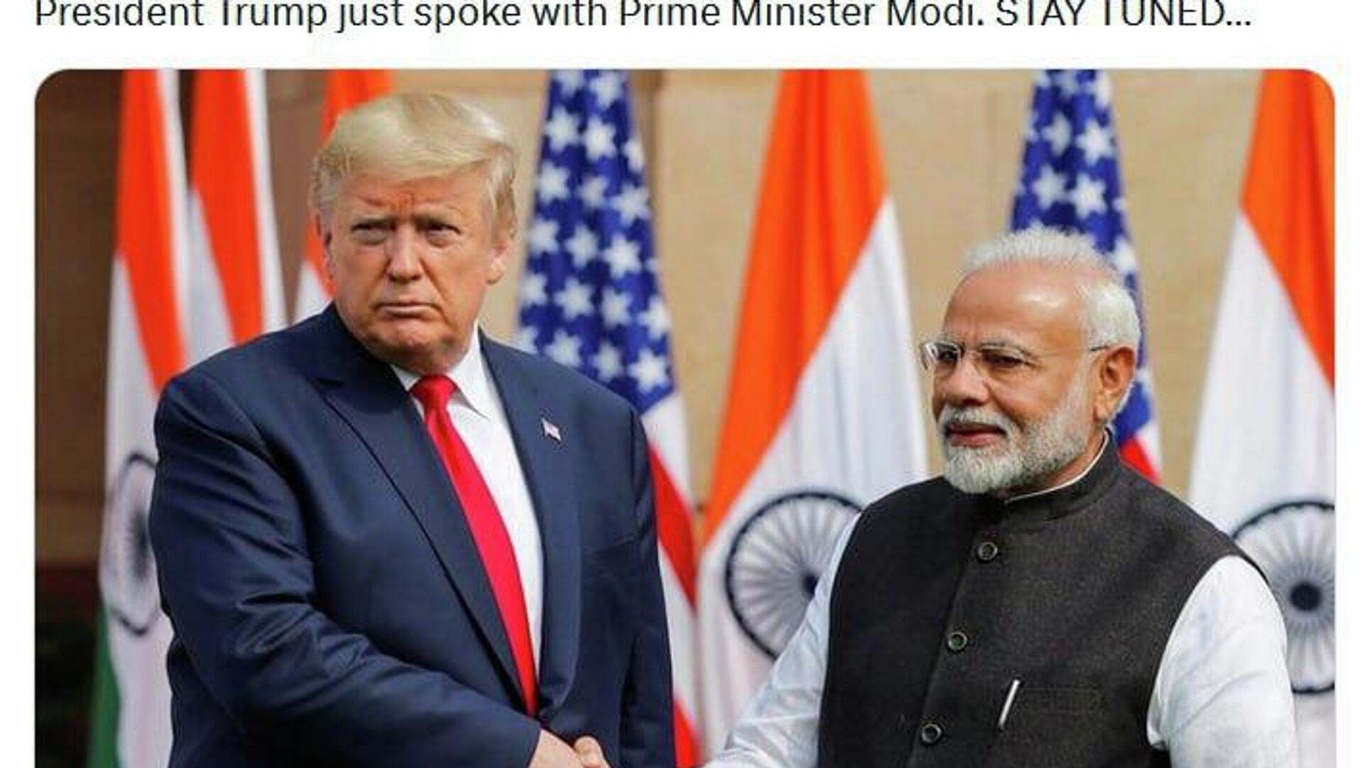 ترامپ با نخست وزیر هند تماس تلفنی برقرار کرد - اسپوتنیک افغانستان  , 1920, 02.02.2026