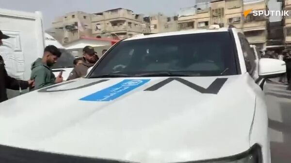 گزارش دیداری اسپوتنیک از گشایش گذرگاه رفح در نوار غزه - اسپوتنیک افغانستان  