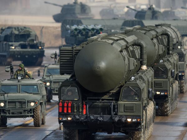Joint rehearsal of marching and mechanized columns for the Victory Day parade - اسپوتنیک افغانستان  