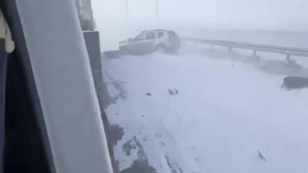 تصادف زنجیره‌ای در مسیر آکتوبه-آستراخان در قزاقستان - اسپوتنیک افغانستان  