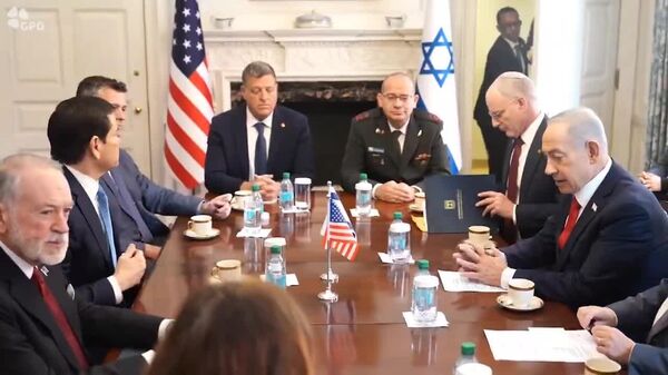 نتانیاهو سند پیوستن به شورای صلح غزه را امضا کرد - اسپوتنیک افغانستان  