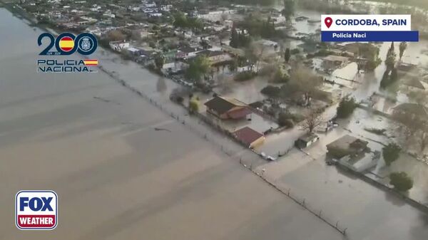 آسمانِ اندلس گریست؛ شهر کوردوبای اسپانیا در کام سیل ویرانگر - اسپوتنیک افغانستان  