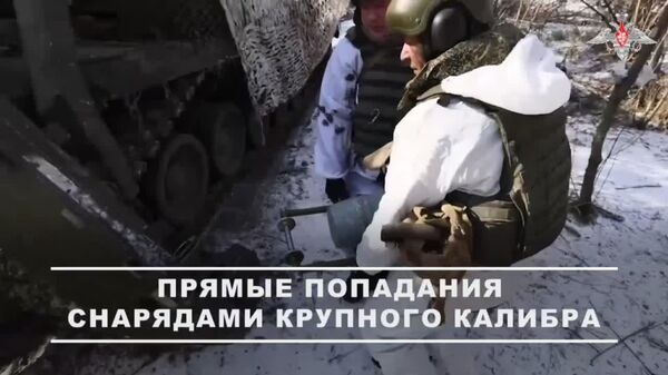 از بین بردن توپ دشمن از سوی خودروی «پیون» ارتش روسیه در جهت سِوِرسک - اسپوتنیک افغانستان  