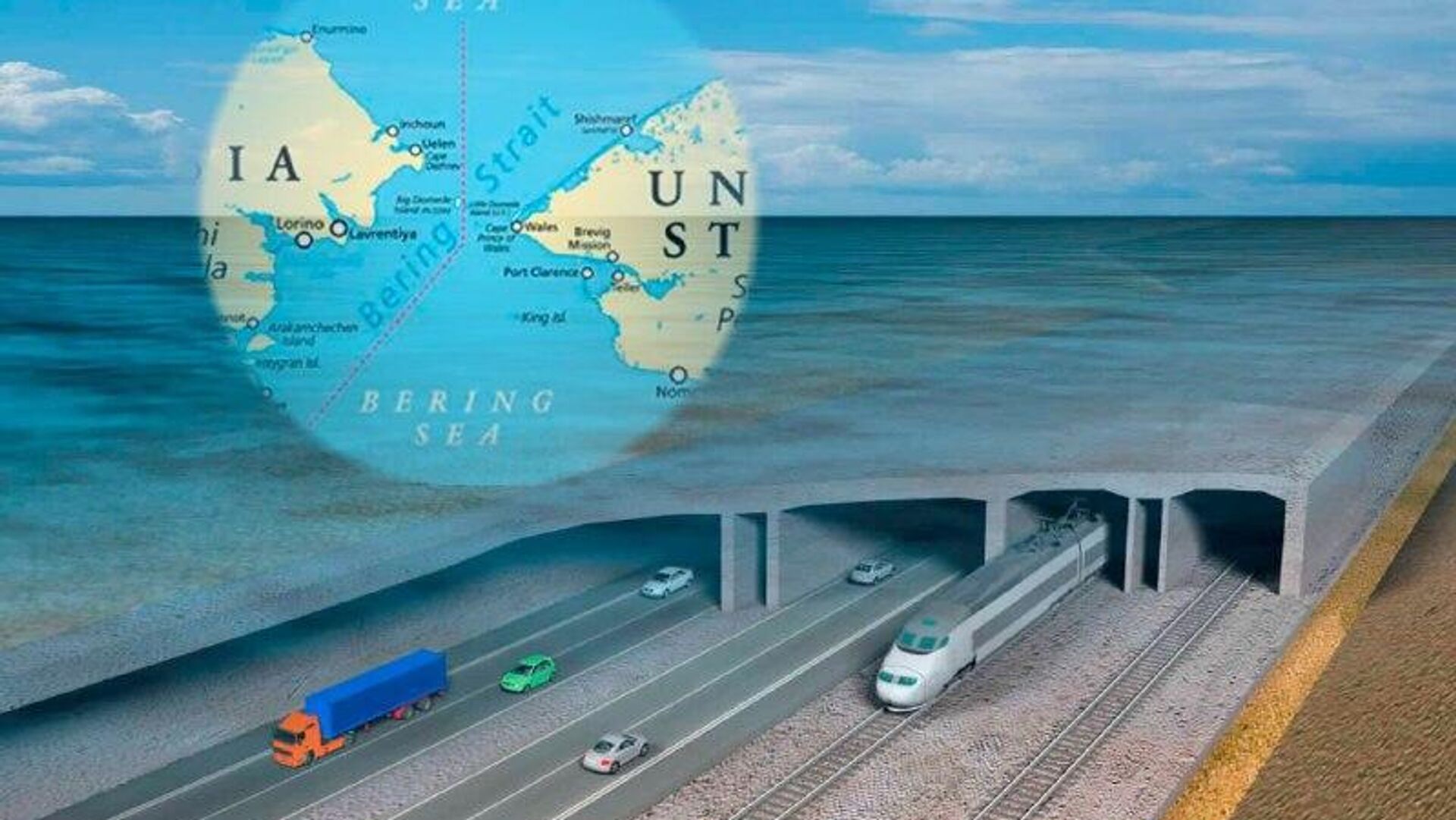 کارشناسان روسیه: تونل روسی-آمریکایی میتواند تجارت جهانی را متحول کند و اتحادیه اروپا متخاصم را به حاشیه براند کارشناسان روسیه: تونل روسی-آمریکایی میتواند تجارت جهانی را متحول کند و اتحادیه اروپا متخاصم را به حاشیه براند - اسپوتنیک افغانستان , 1920, 20.02.2026