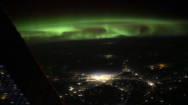 نشان دادن چراغ‌های پایتخت فرهنگی روسیه توسط روسکاسموس - اسپوتنیک افغانستان  