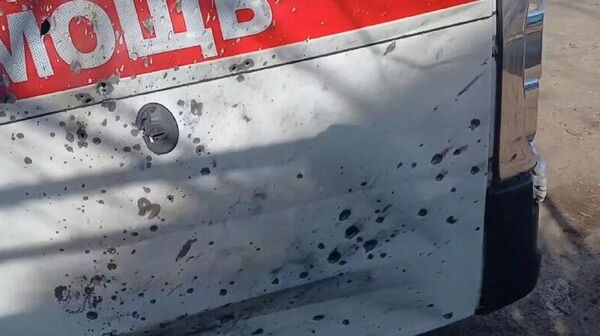 منفجر شدندن یک آمبولانس در منطقه خرسون - اسپوتنیک افغانستان  