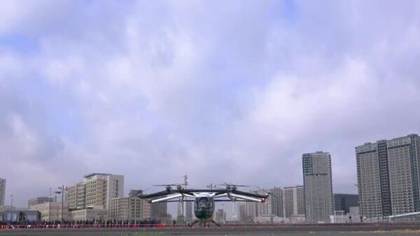 تاکسی پرنده بر فراز توکیو؛ نخستین پرواز نمایشی «اسکای‌درایو» در قلب جاپان - اسپوتنیک افغانستان  