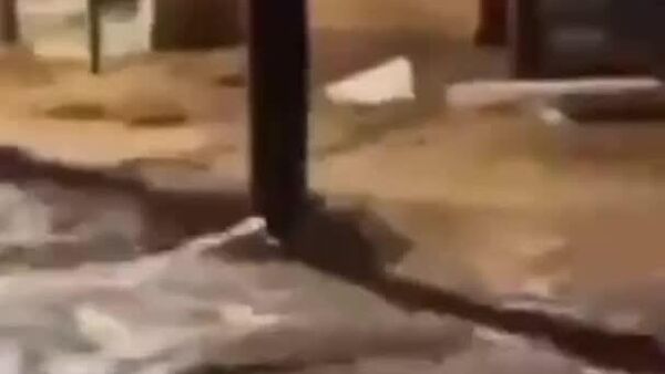 شناور شدن تابوت‌ها در خیابان‌های شهر اوبا برزیل - اسپوتنیک افغانستان  