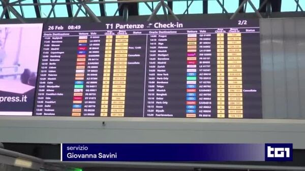 به تأخیر افتادن صدها پرواز در سراسر ایتالیا - اسپوتنیک افغانستان  