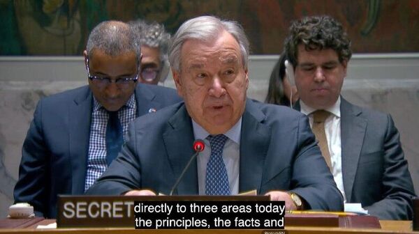 نکوهش یورش ها به ایران از سوی دبیرکل سازمان ملل و درخواست برای خویشتن‌داری - اسپوتنیک افغانستان  